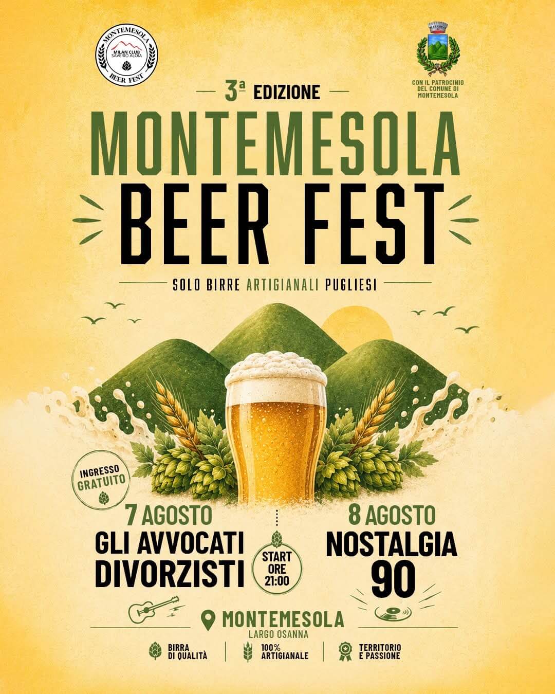 Locandina Montemesola Beer Fest