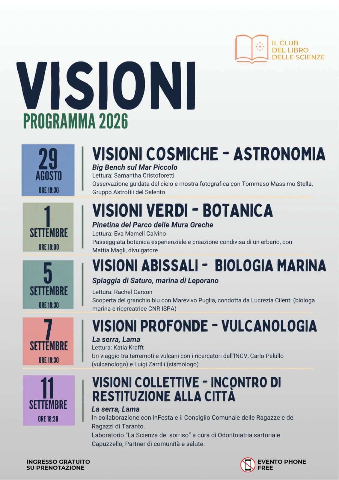 IL CLUB DEL LIBRO DELLE SCIENZE: INCONTRI CON LE VITE DI TRE SCIENZIATE