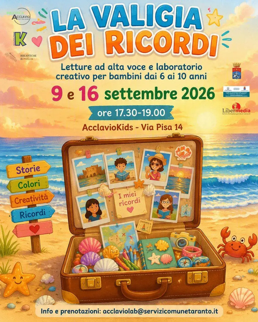 La valigia dei ricordi · laboratorio per bambini