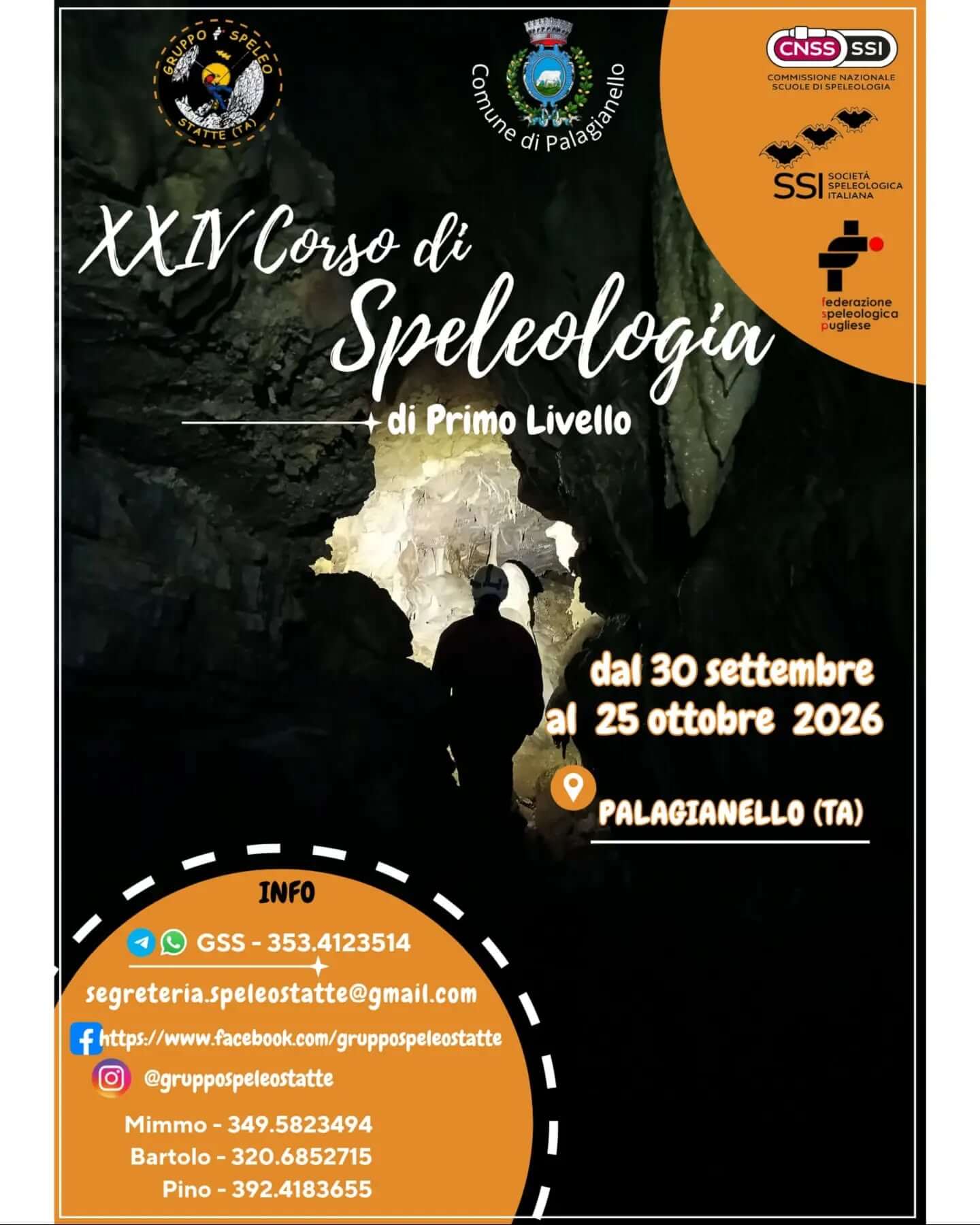 Corso di Speleologia