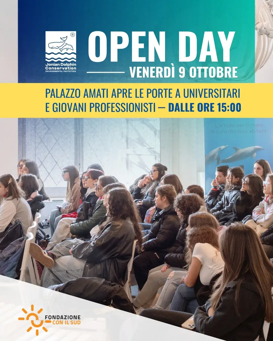 Locandina Open Day di KETOS - il mare come professione