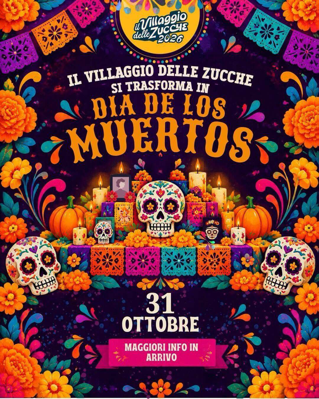 Locandina Dia de Los Muertos