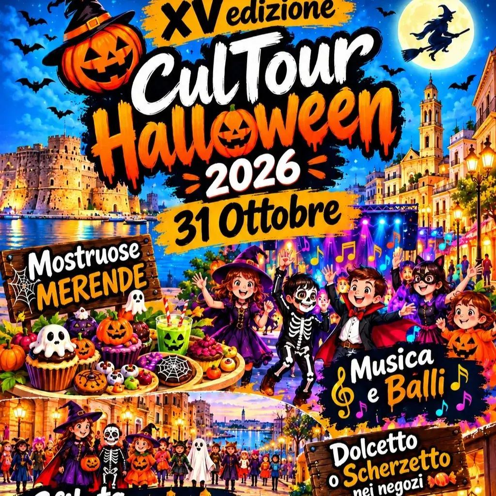 Locandina CulTourHalloween - dolcetto o scherzetto nei luoghi della cultura